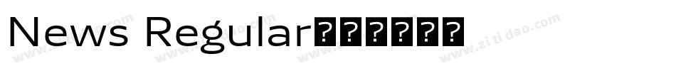 News Regular字体转换